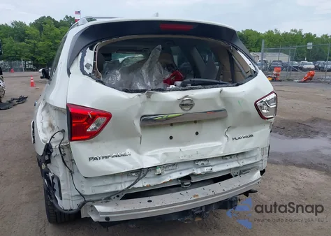 2019 Nissan Pathfinder Platinum from USA, damaged, VIN 5N1DR2MN1KC593616